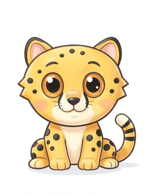 Cheety, a baby cheetah